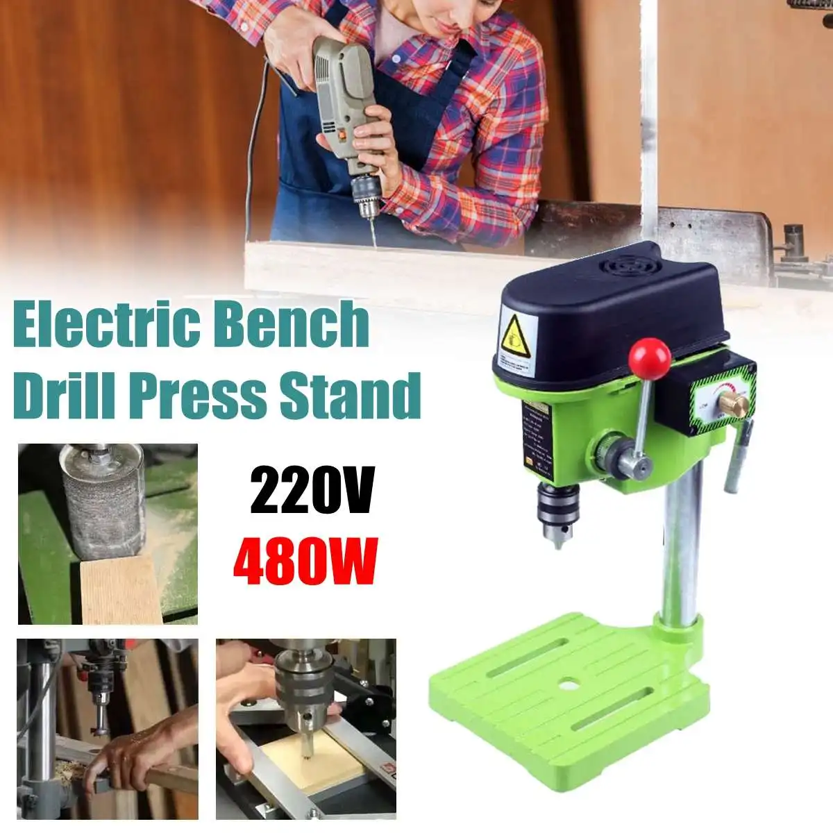 

MINIQ BG-5159A Bench Drill Stand 480W Mini Electric Bench Drilling Machine Driller Stans