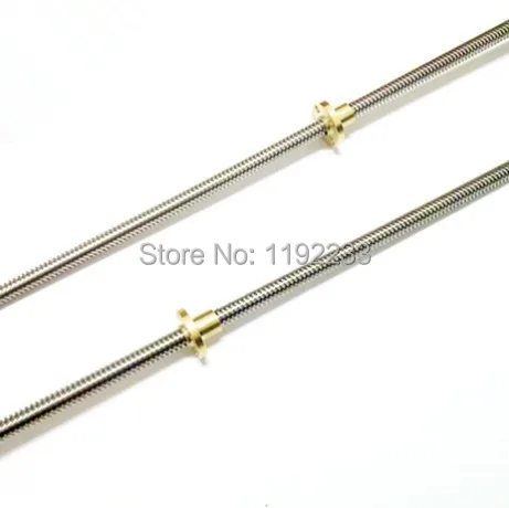

2pcs/lot THSL-300-8D Lead Screw with Copper Nut For RepRap 3D Printer