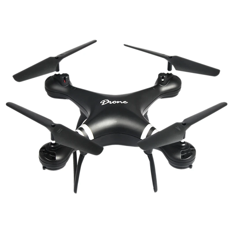 Lf608 Wifi Fpv Rc Дрон Квадрокоптер с 0.3Mp/2.0Mp/5.0Mp камерой получить больше времени игры-черный