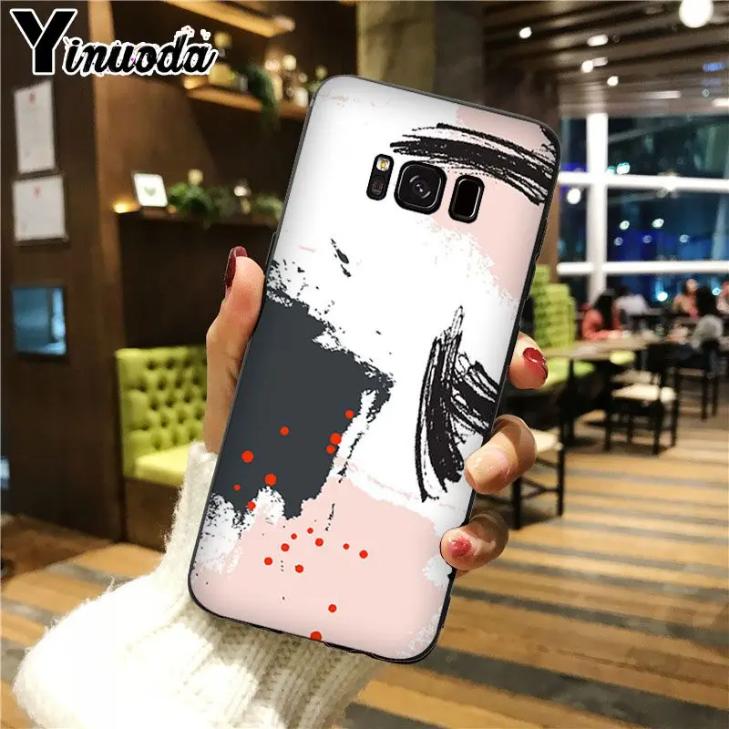 Navy pink design paint