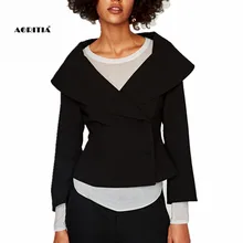 Женский блейзер три четверти Блейзер Топы женские блейзеры и куртки