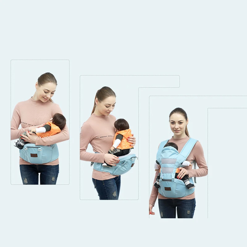 FBIL-Baby Sling Хипсит (пояс для ношения ребенка) дышащий четыре сезона Multi-function Передний Крест-холдинг ребенок дети держат ребенка младенцев один