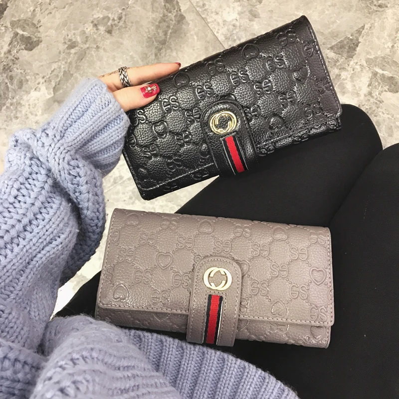 

Fashion New Women Long Leather Wallet Coin Purse Card Holder Clutch Card Holder Purse Wallet Luxury PU Wallet Lady