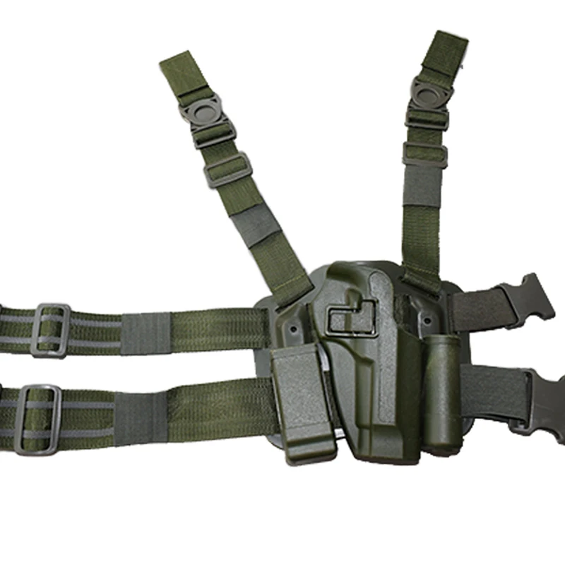 

Military Army Tactical Pistol Right Hand Leg Holster Fit For Beretta M9 92 96 Pistol Gun With Magazine Pouch