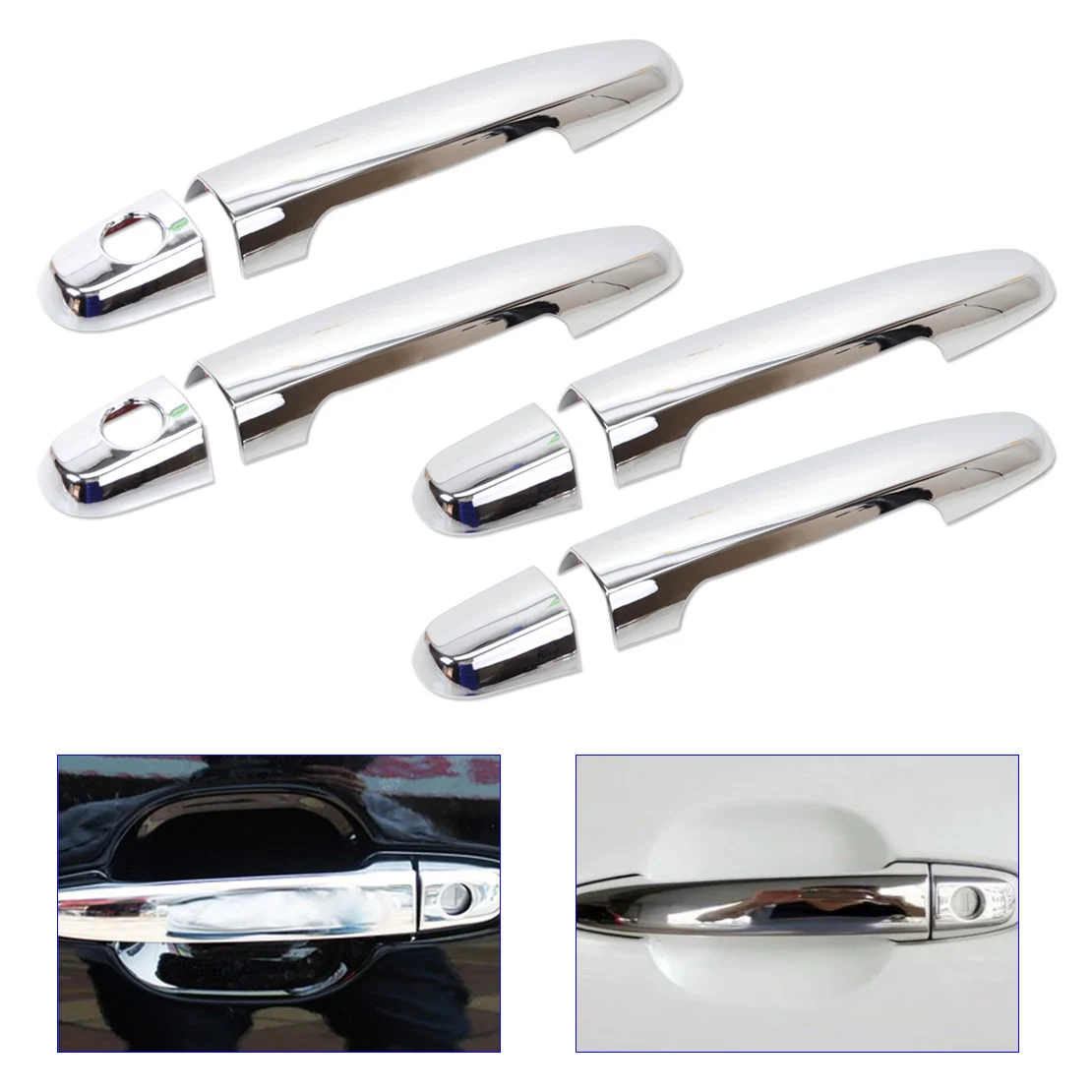 

CITALL Chrome Door Handle Cover+Smart Key for TOYOTA HILUX/VIGO SR5 MK6 PICKUP 2005 2006 2007 2008 2009 2010 2011 2012 2013 2014
