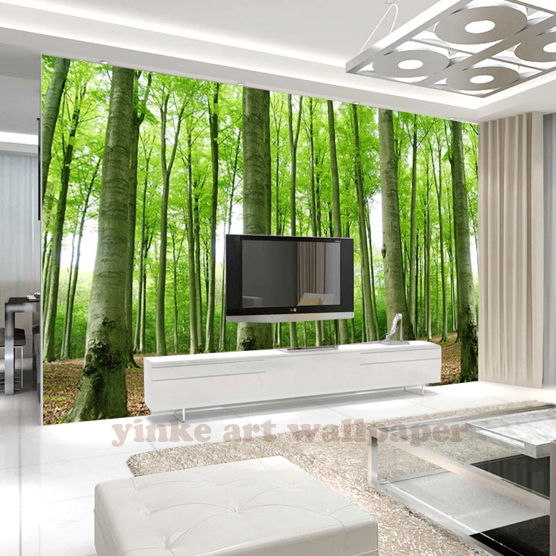 Avoir Images Moderne Verdure Arbre 3d Papiers Peints Foret Papier Peint actualisé salutations