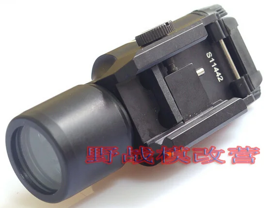 Высокое качество S-F X400 светодиодный тактический фонарь+ красная лазерная Оружейные осветительные приборы