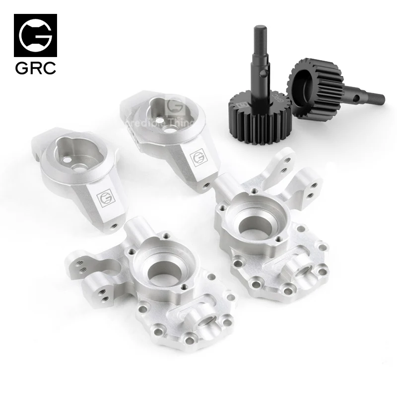 

GRC TRX4 G2 Aluminum ackerman main pin sinking steering Hub Carrier Set GAX0032G