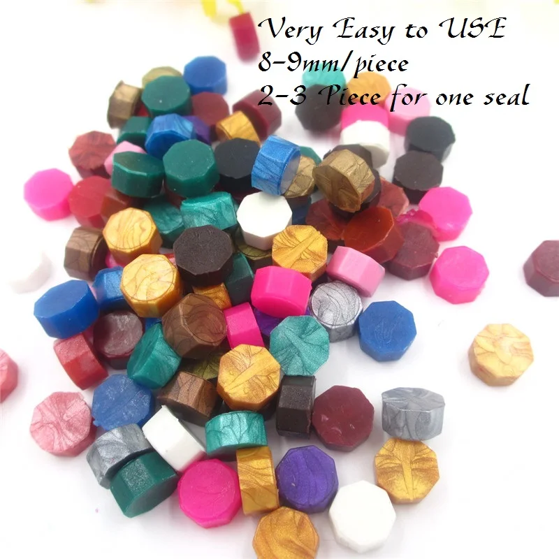 

100 pieces/lot 23 colors sealing wax particles for Retro seal stamp wedding envelope card wax granular hot wax for stamp