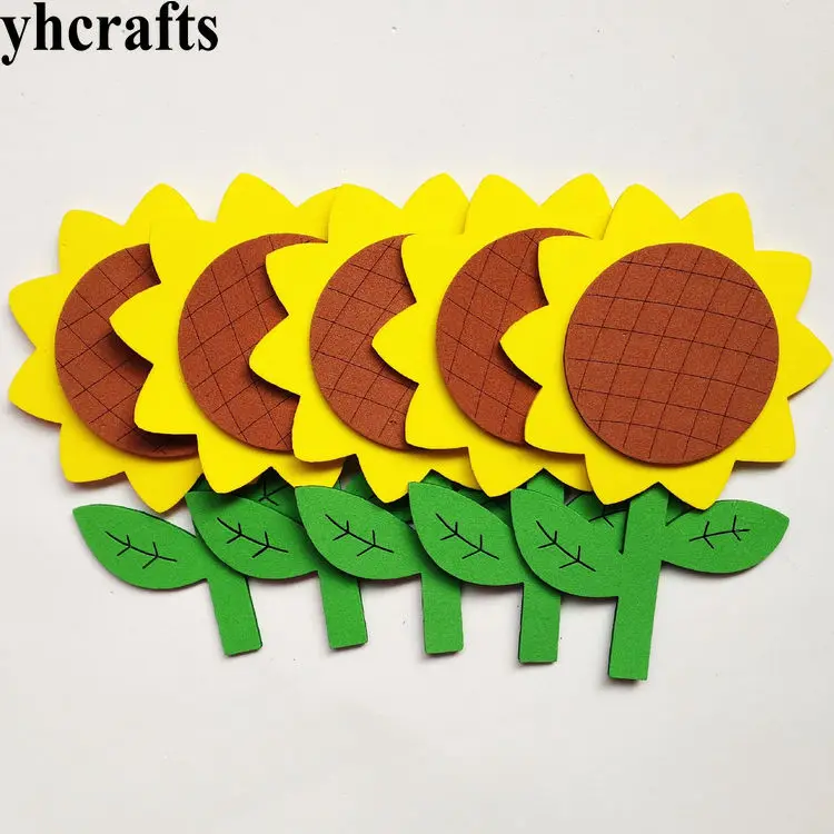 5 шт./партия. Пены подсолнечника без наклеек художественное творчество детали детского сада орнамент Ранние Обучающие Развивающие игрушки Classictoy