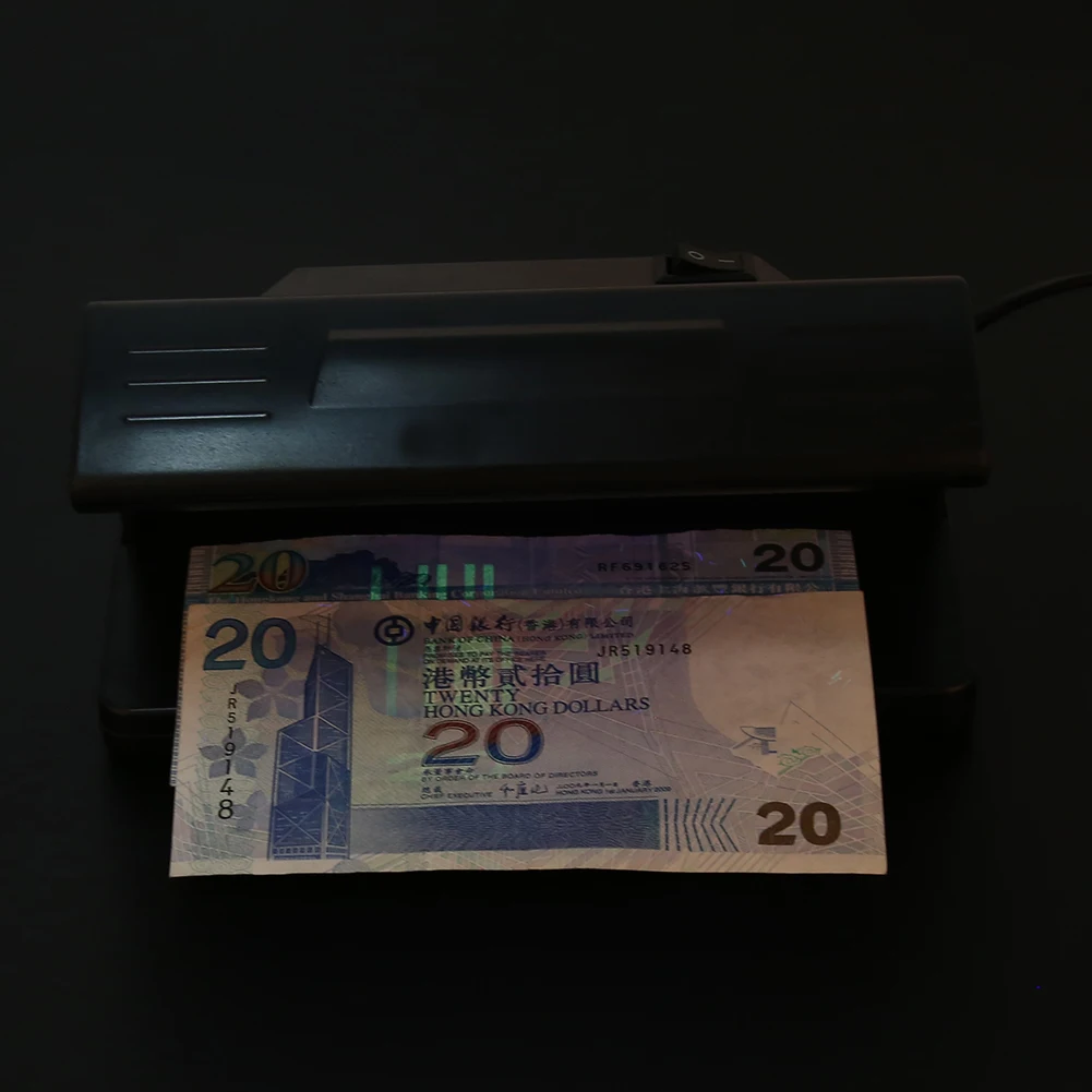4 Вт ультрафиолетовый УФ-светильник Детектор фальшивых банкнот ручной тестер для обнаружения денег с Led черный светильник для банка