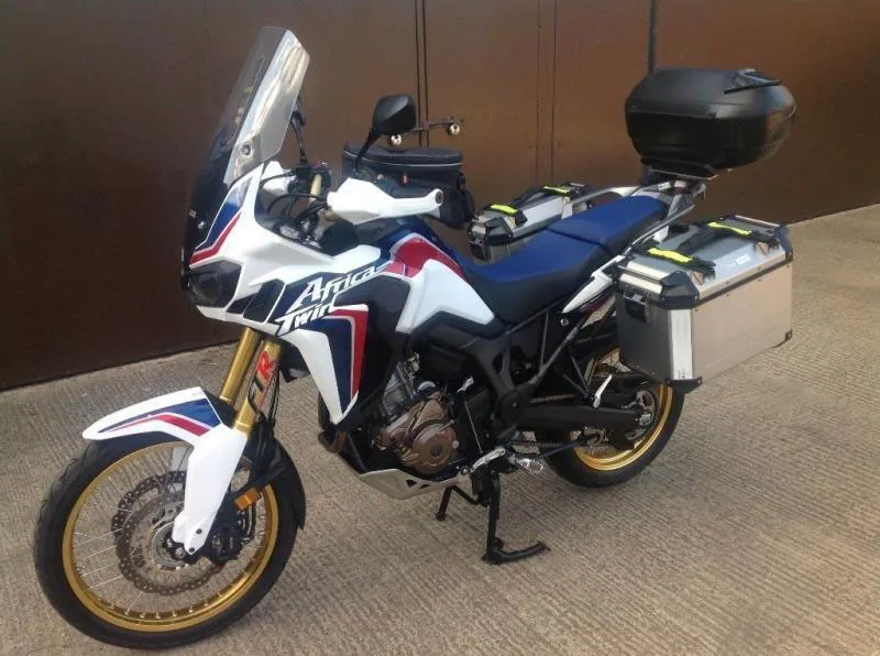 Центральный стенд для мотоцикла черный с креплением Honda Africa Twin CRF1000 CRF1000L CRF1000LD 2016