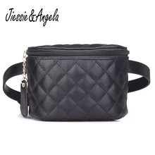 Jiessie& Angela Для женщин из искусственной кожи поясная сумка Solid Для женщин Для мужчин телефона Деньги Пояс Сумка поясная сумка женская ремень кошелек человек