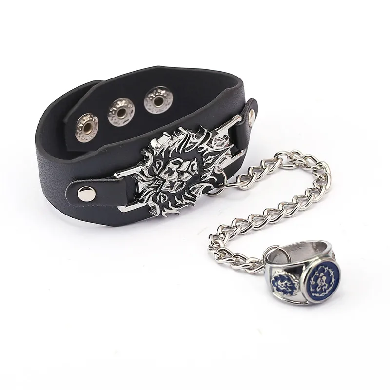 

ORP Anime game peripheral product Accessories World of Warcraft alliance logo hand bracelet punk bareclet