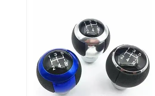 Aluminio azul Gear shift Knob manual 1.5x7x5.2 cm universal para coche-styling palanca de cambios manual perillas para auto Aluminio azul Gear shift Knob manual 1.5x7x5.2 cm universal para coche-styling palanca de cambios manual perillas para auto