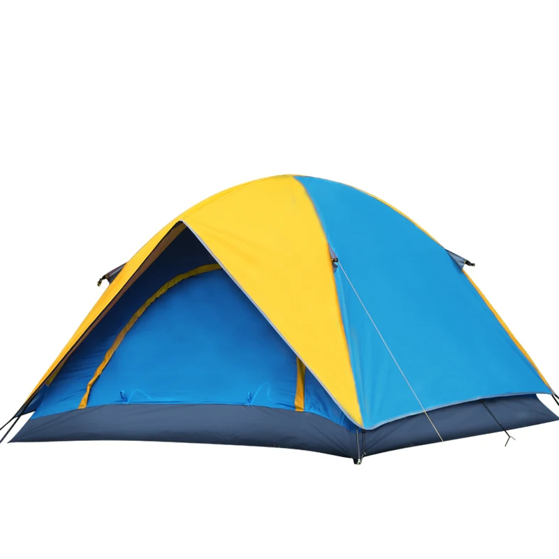 

4 People Ultralight Portable Outdoor Camping Tent Waterproof Beach Folding Double Layer Canvas Hunting Fishing Gazebo Tente