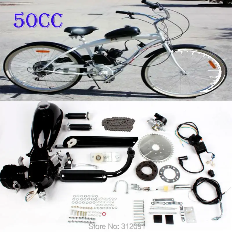 50cc 2 Tempi bici Bicicletta motorizzata Kit motore benzina Motore del ciclo 