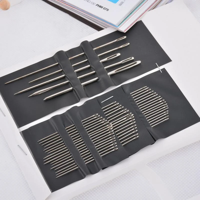 

55pcs/set Household Sewing Needle Set Mending Craft stainless steel + iron various Sized Sewing Needle Drop Shipping