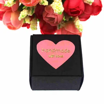 

30pcs kraft/white/black small cute box gift candy box with sticker label decoration for wedding faovrs/candy/toys products show
