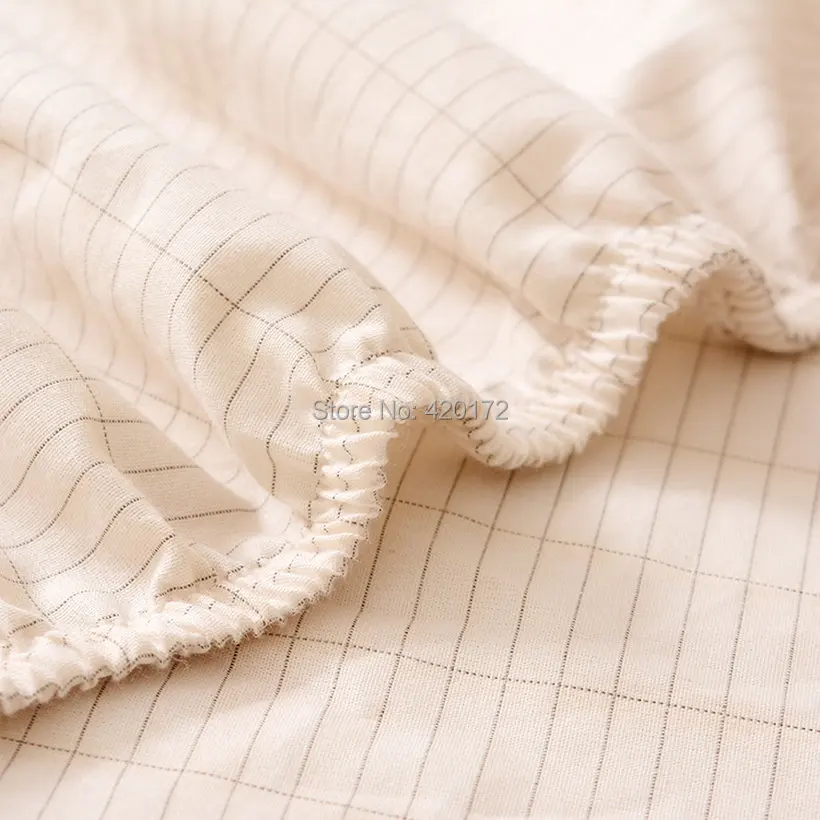 Conductive Earth Connection Bed Fitted Sheet Anti Static Bed Cover With Price Silver Cotton Fitted Cover