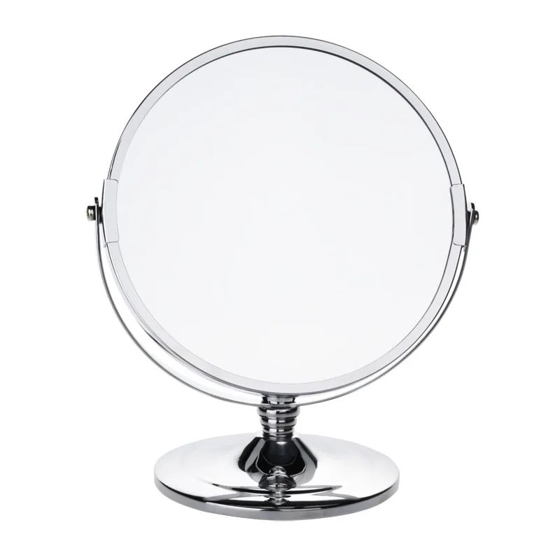 6 inch desktop cosmetic mirror 2 Face round makeup mirror 3 x zoom