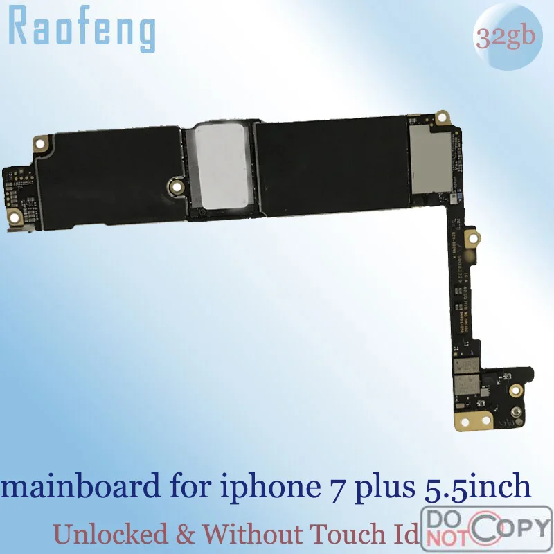 Материнская плата Raofeng 32 Гб без Touch ID разблокированная материнская для Iphone 7 plus 5