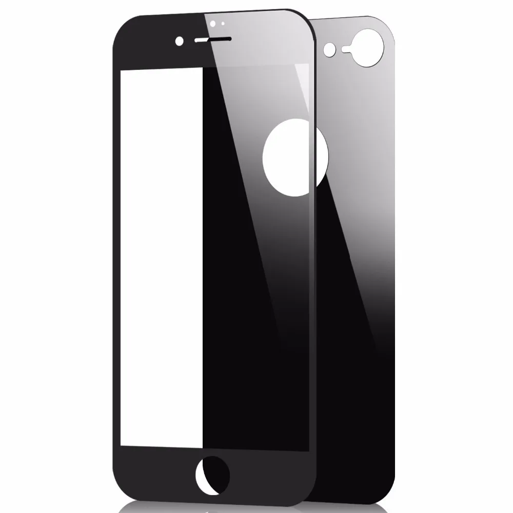 Kopen 9 H Volledige Cover Voor + Terug 1 Set 3D Gebogen Gehard Glas 3D Screen Protector voor iPhone X Beschermende voor iPhone 7 8 Plus glas