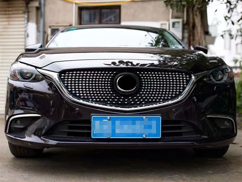 

FRONT Bumper Full Star RACING GRILLE Grills Cover Trim Car Styling ACCESSORIES GRILL For Mazda CX-5 CX5 2017 2018 2019 17 18 19