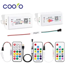SP110E Bluetooth WS2811 WS2812B SP106E светодиодный музыкальный контроллер SP107E RGB/RGBW SP110E полноцветные пиксели светодиодные полосы светодиоды DC5V-24V