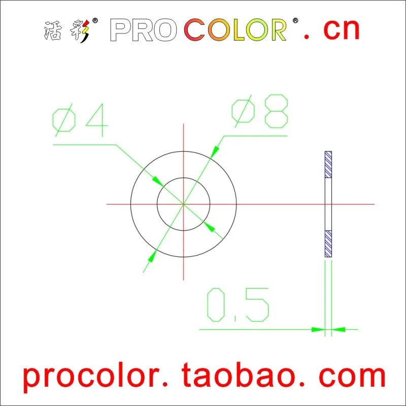 

OEM Transparent Soft Silicone Ring Gasket rubber seal flat ring joint gasket OD 8MM *Hollow plug inner hole 4mm *thick 0.5mm