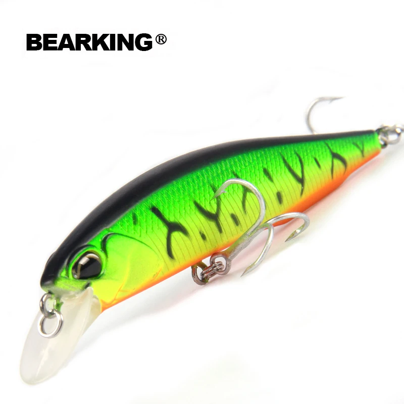 

Bearking fishing lures 100mm 14.5g,5pcs/.lot. Bear king 2015 good fishing lures minnow,quality professional minnow