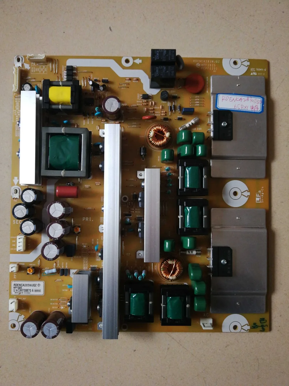 

RDENCA283WJQZ MPF2925 PCPF0231 Good Working Tested