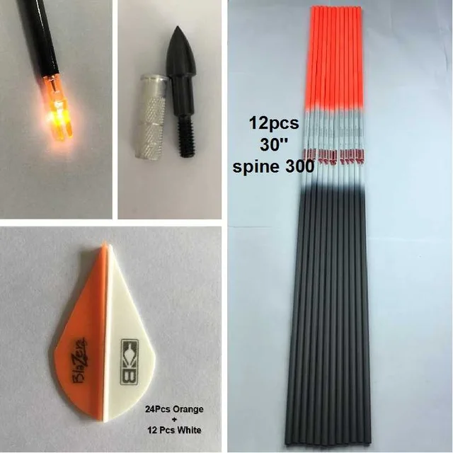 12Pcs-spine-300-340-400-500-600-ID-6-2mm-Pure-Carbon-Arrow-Shafts-Points-Insert.jpg_640x640