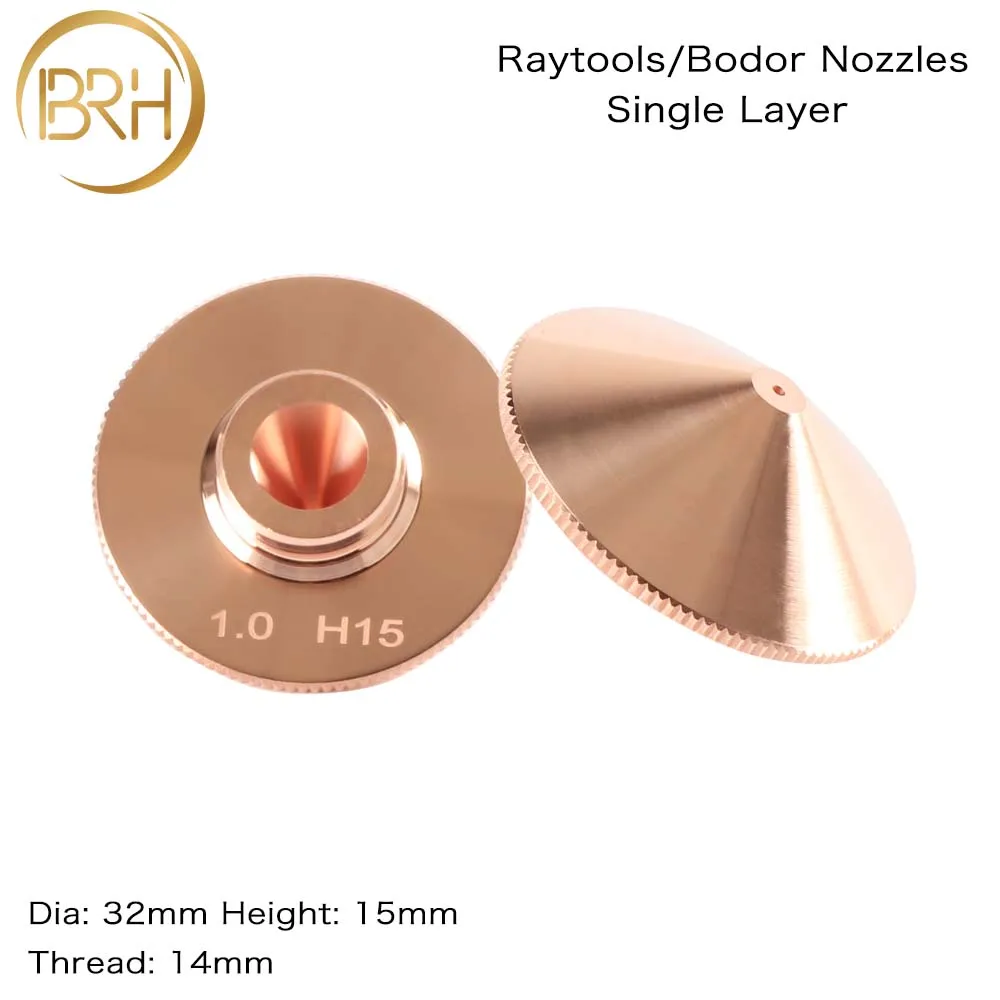 Сопло BRH Raytools с одним/двухслойным диаметром 32 мм калибр 0 8 5 для мощной лазерной
