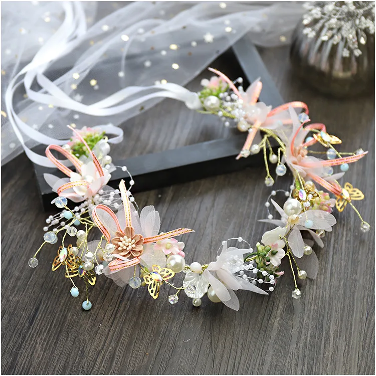 Gioielli Per Capelli Da Sposa In Stile Matrimonio Con Ghirlande Di Fiori Intelligenti Meissen Super Immortali