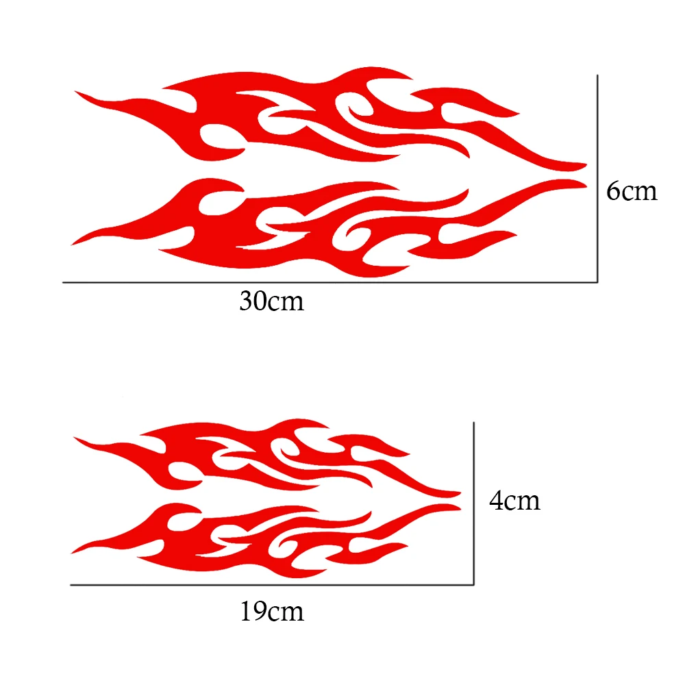 2 шт универсальные автомобильные наклейки для стилизации капота двигателя Мотоцикл Наклейка Декор Фреска Виниловые покрытия авто пламя наклейка в форме пламени автомобиль-Стайлинг