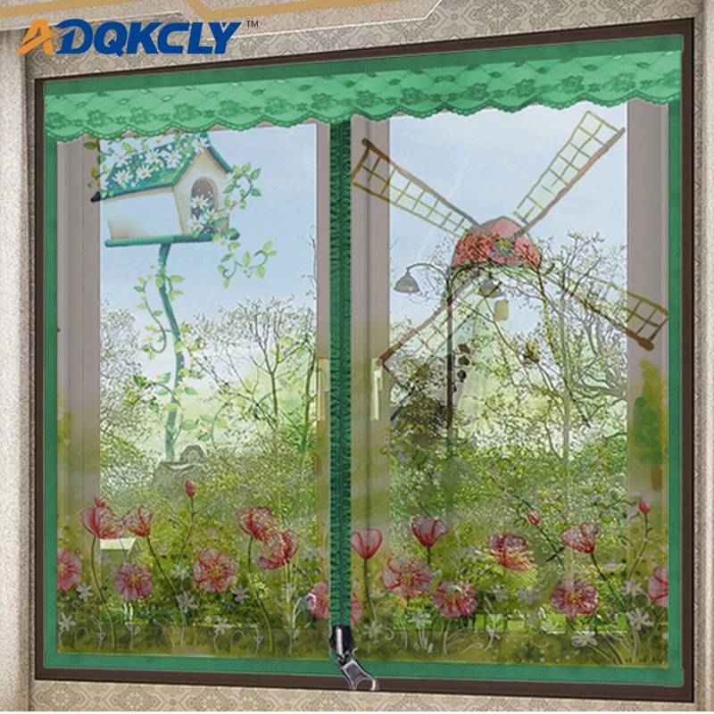 ADQKCLY Летняя Сетка для окон высокой плотности из полиэстера сетка защиты от