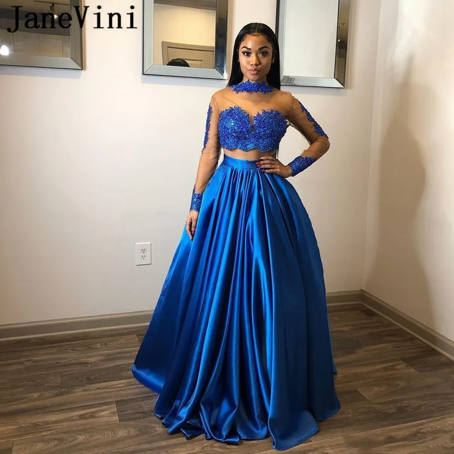 girls blue prom dresses