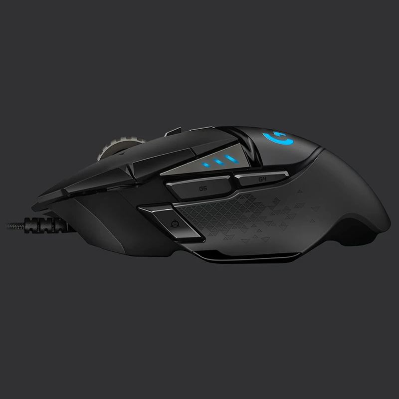 Проводная игровая мышь Logitech G502 HERO сенсор LIGHTSYNC RGB с 16000 DPI программируемая