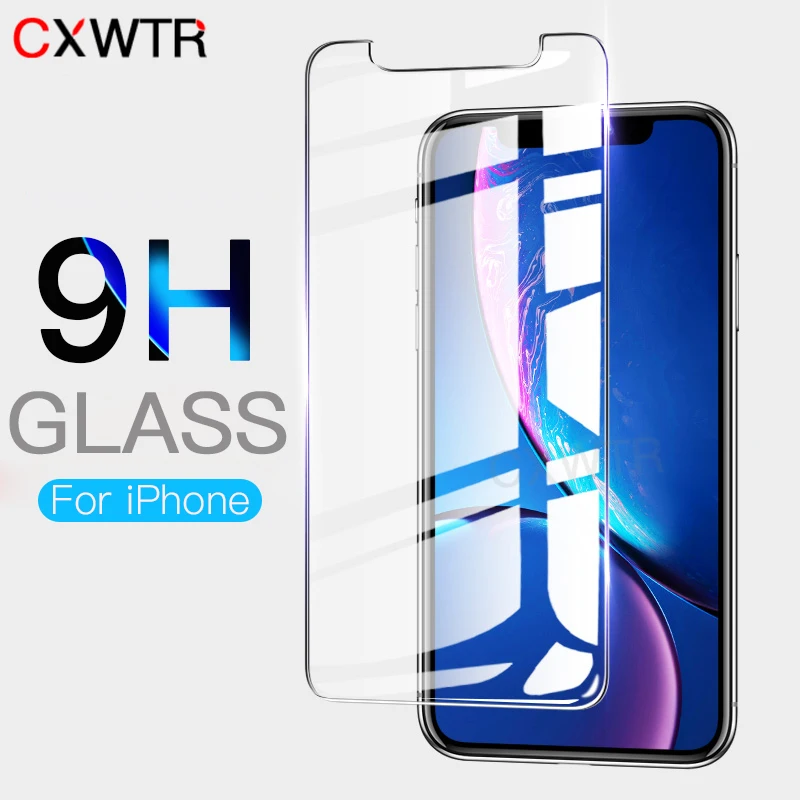 Goedkoop Gehard Glas Voor iPhone 8 7 6 Plus Tough Bescherming Glas Film Voor iPhone X 5 5 s SE 6 s 7 8 XS XR Xs Max Screen Protector