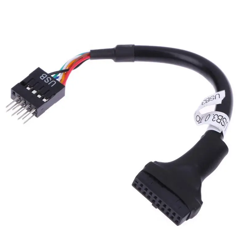 

USB 3.0 20-Pin Motherboard Header Female To USB 2.0 9-Pin Male Adapter Cable 20Pieces/Pack