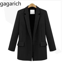 Gagarich Women Blazer New Korean Autumn Fashion Slim Long Sleeve Casual Female Office Wear Tops Ladies Tops