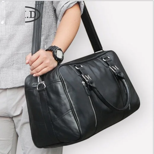 US $253.82 2017 new arrvial Genuine Leather Bag Female Large Shoulder women handbag