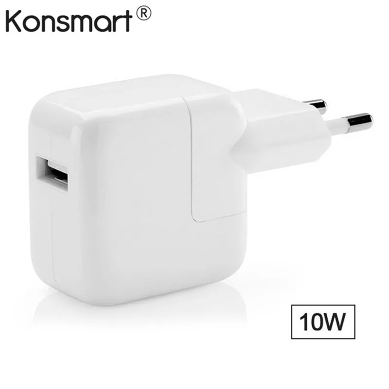 KONSMART 5V 2A 10W USB Power Adapter For Euro Fast Charging For iPhone 5s 6 7 iPad Charger Mini For Samsung Xiaomi USB Adapter