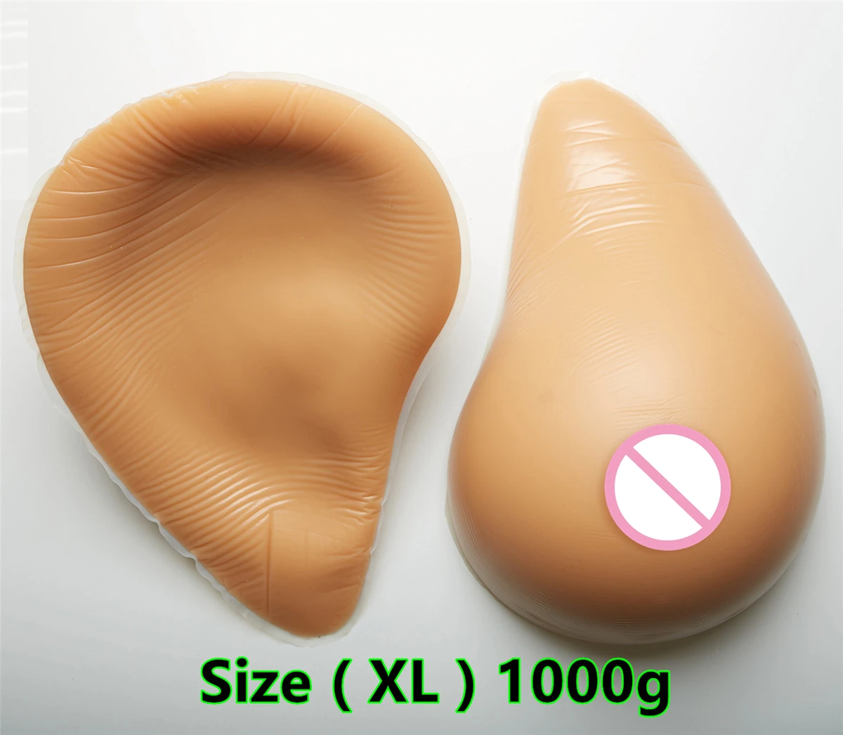 

1000g/pair Artificial Breast Fake Boobs False Breasts For Men Crossdresser Drag Queen Silicone Breast Enlargement