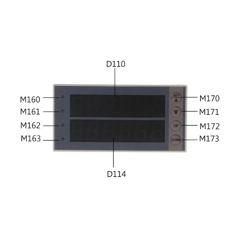 PLC FX1N-20MR& рельса Тип Корпус& PLC Дисплей релейный модуль задержки пуска модуль 10-28V