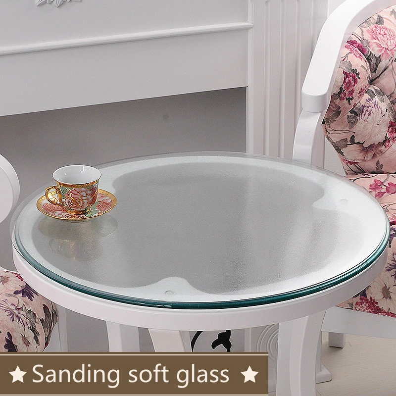 Pvc Tablecloth Soft Glass Table Cover Round Table Cloth Clear