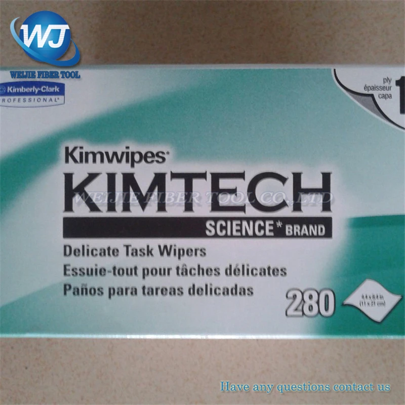 

280pcs/box Optical Fiber Cleaning Kimwipes Dustfree Paper