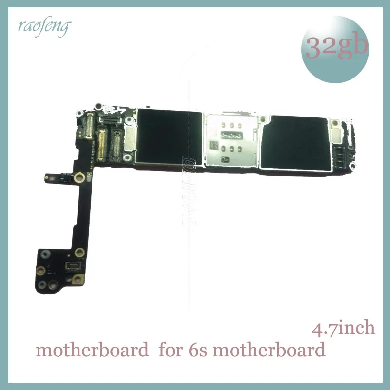 Raofeng Высокое качество без touch id 32 ГБ для iphone 6s материнская плата 4 7 дюйма