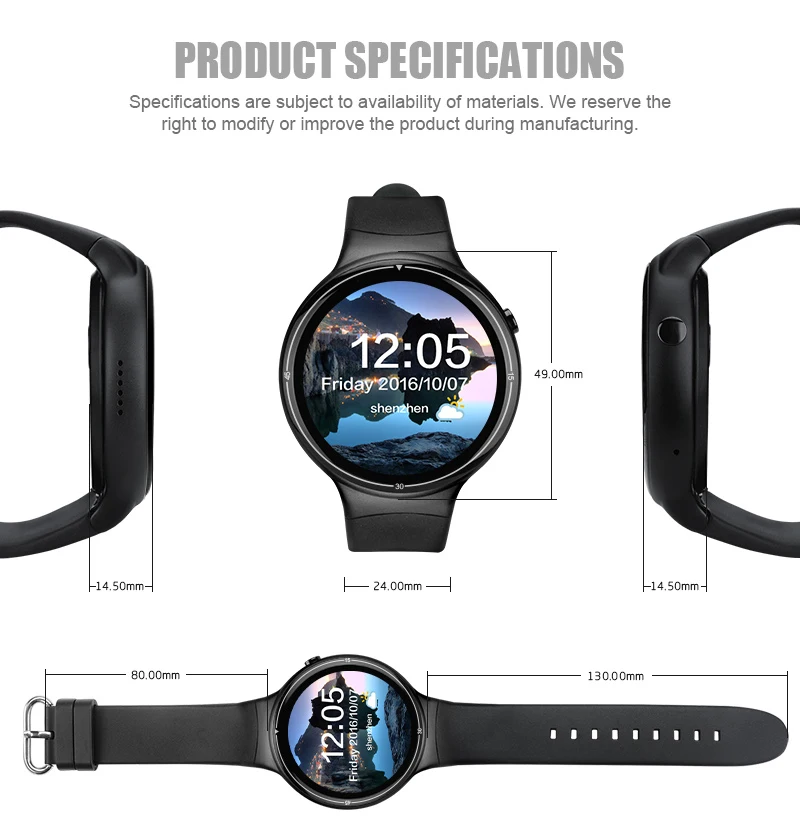 Новые Bluetooth Смарт-часы I4 Pro Android 5,1 ram 2GB rom 16GB Smartwatch gps WiFi Nano SIM карта 3g relogio мужские наручные часы